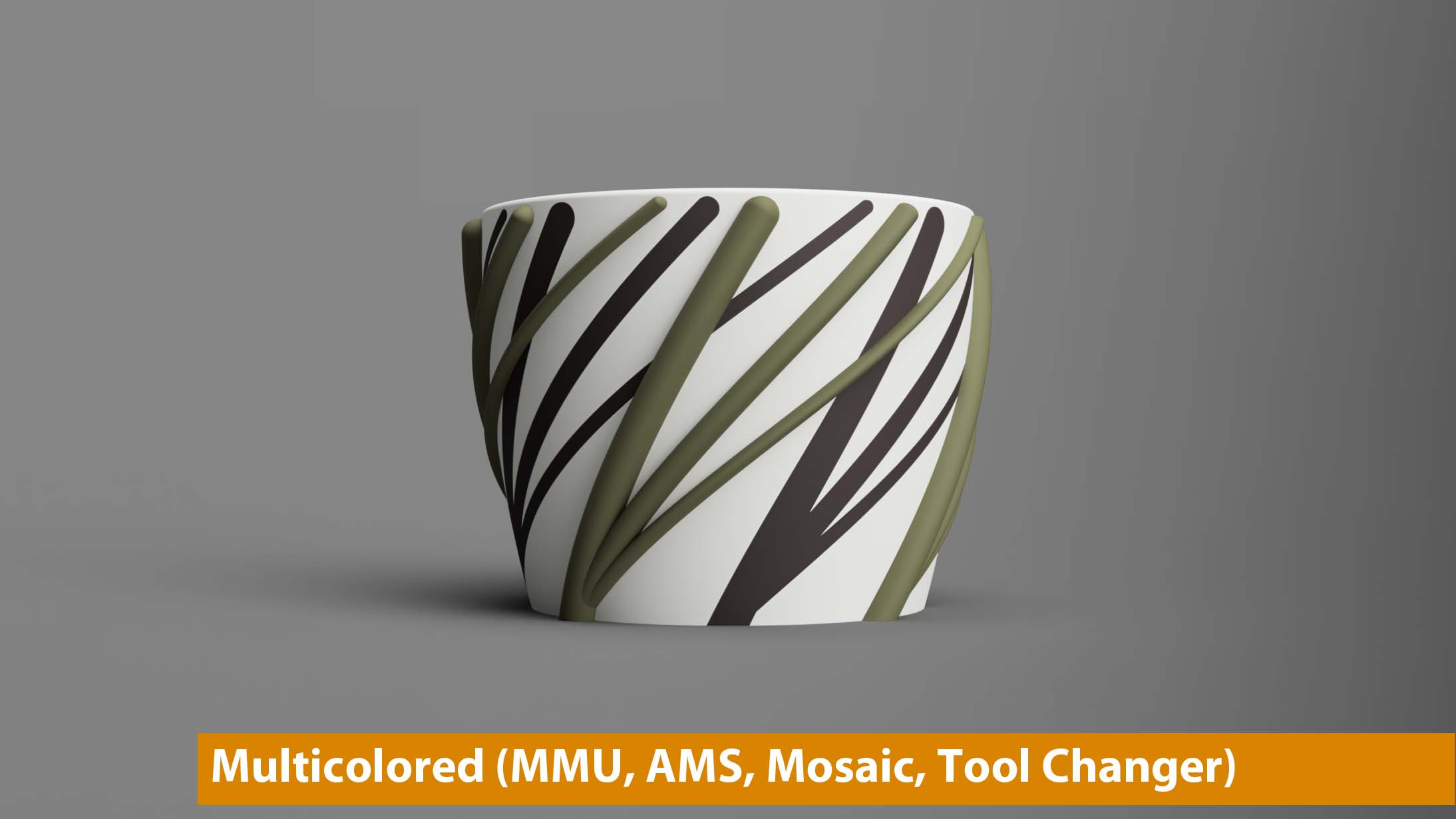 Planter 02 - Intersecting and Embossed (MC)