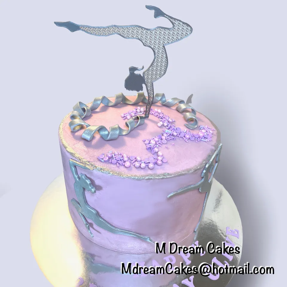 Dancer cake topper by Deon | Download free STL model | Printables.com for Free Printable Gymnastics Cupcake Toppers