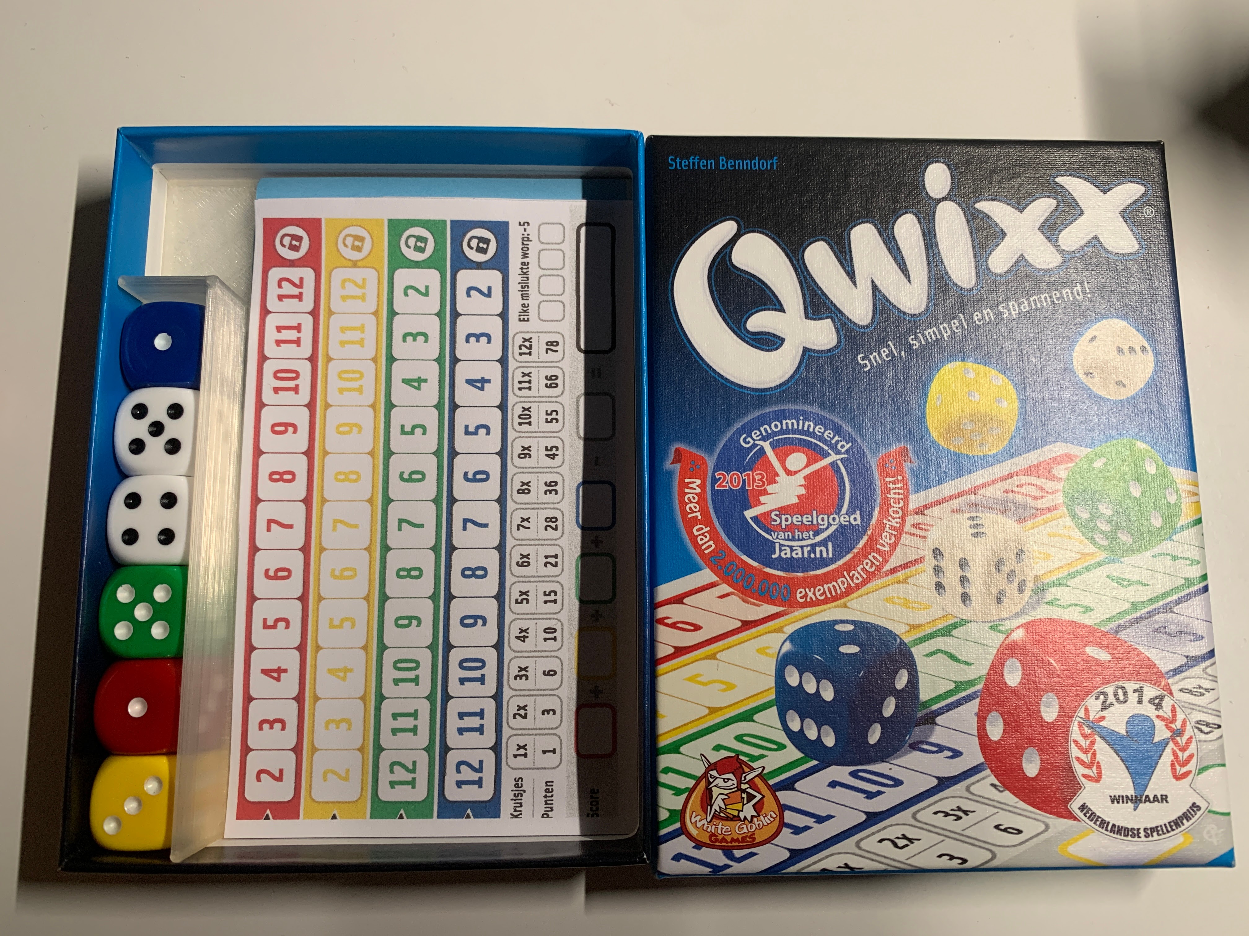 QWIXX Box Insert