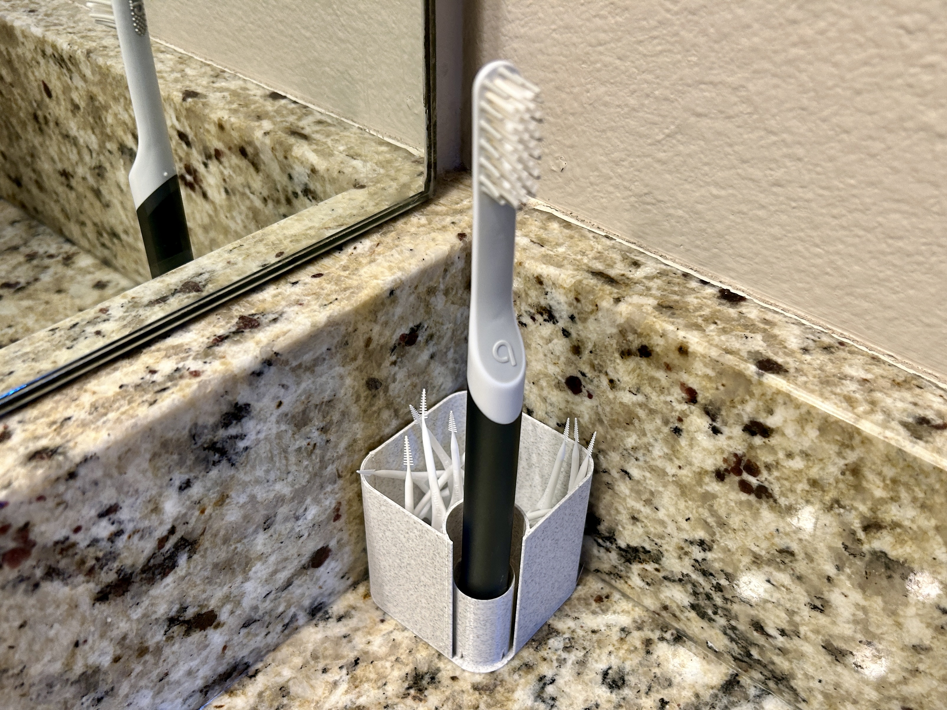 Quip Toothbrush and Flosser Stand