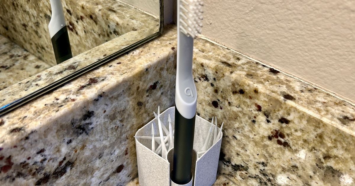 Quip Toothbrush and Flosser Stand by BenBreaksThings Download free