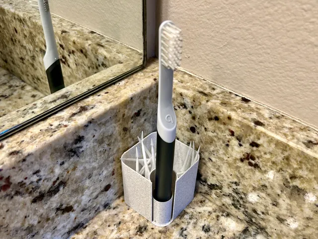 Quip Toothbrush and Flosser Stand