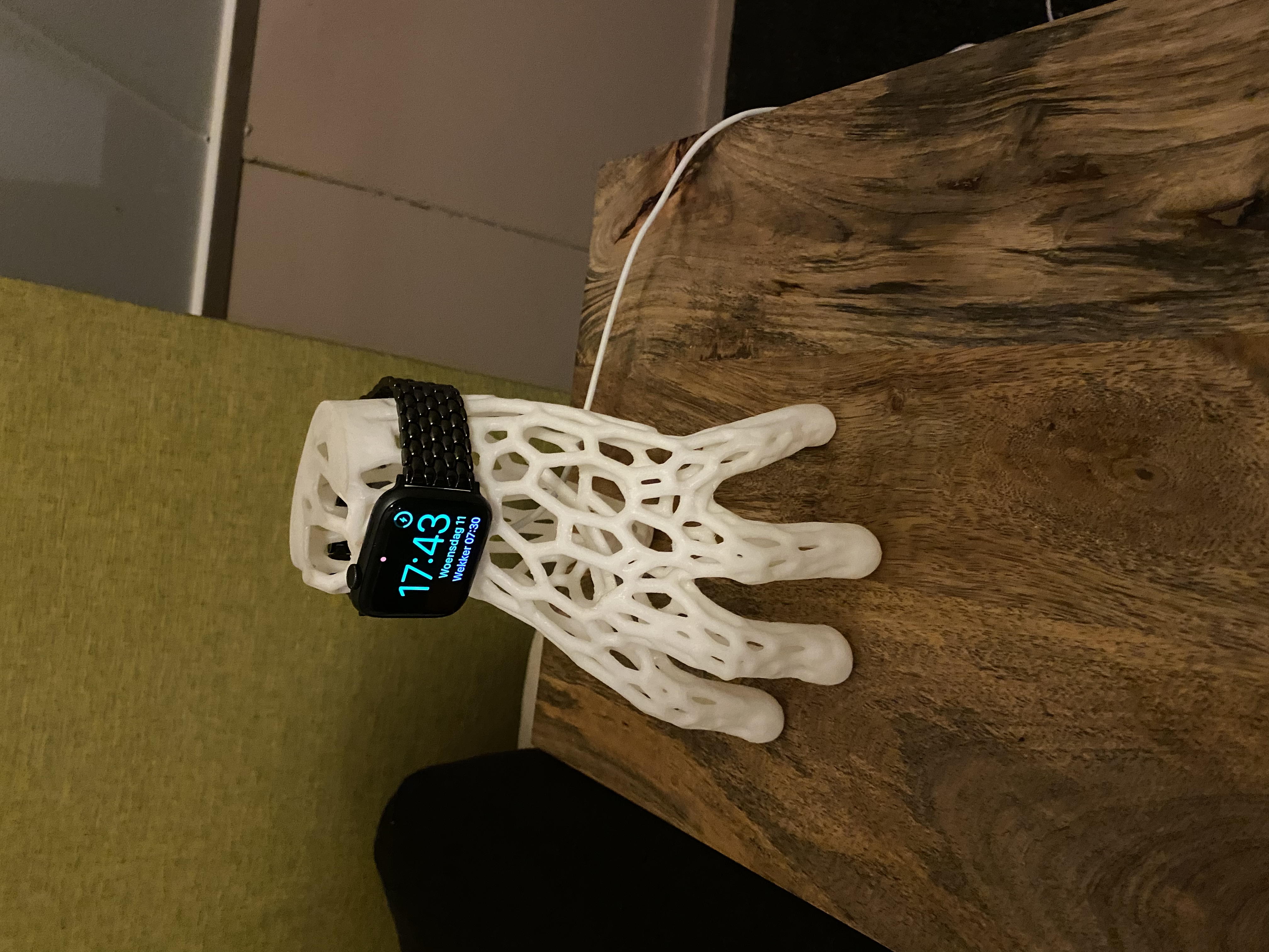 Fossil watch voronoi charging hand 3D model thumbnail