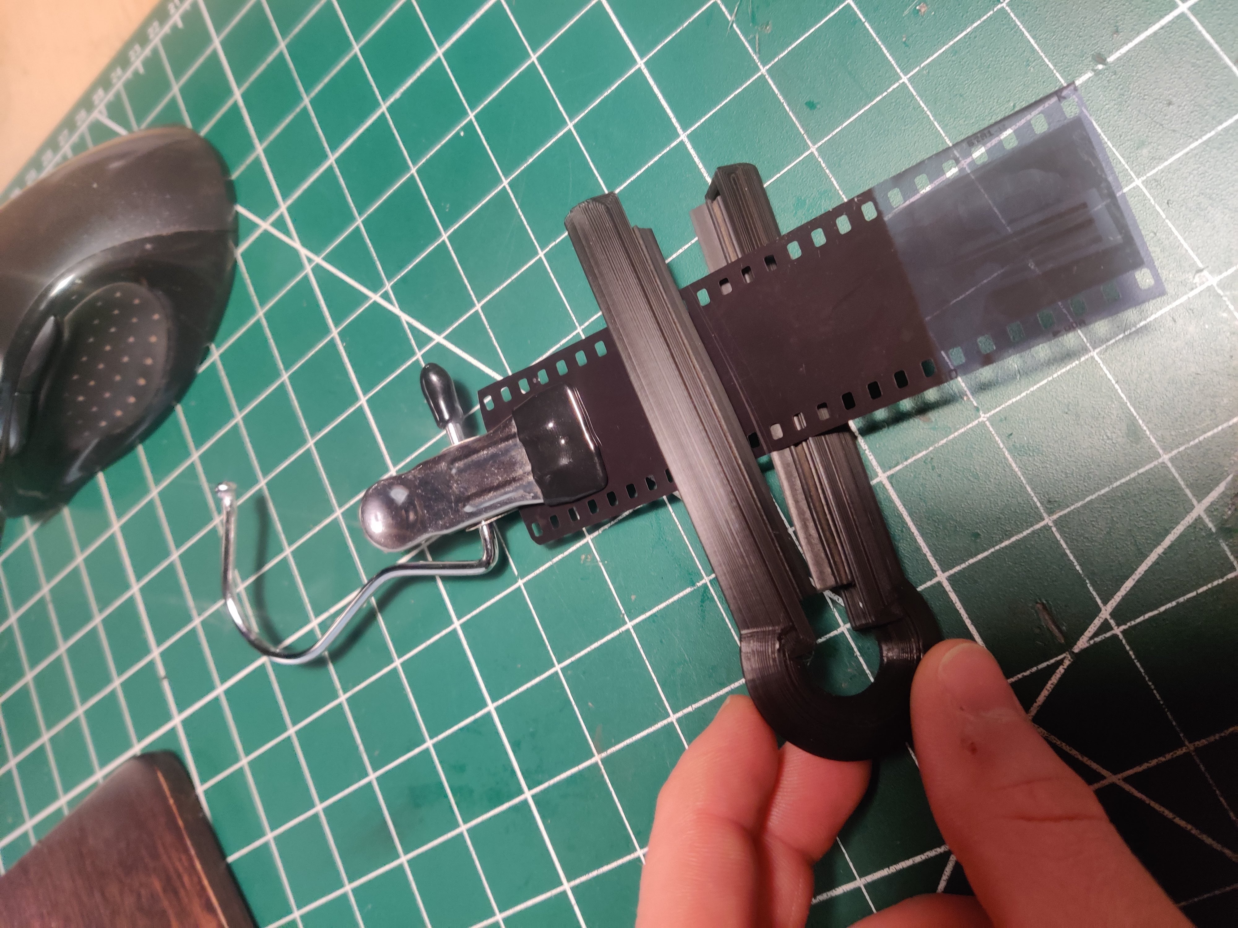 Film drying squeegee