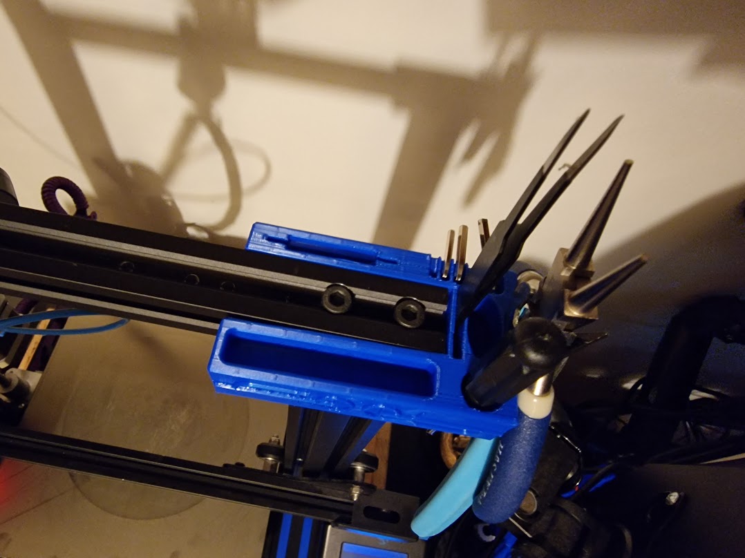 Tool tool holder for Ender 3 v2 by Dominoid Download free STL model