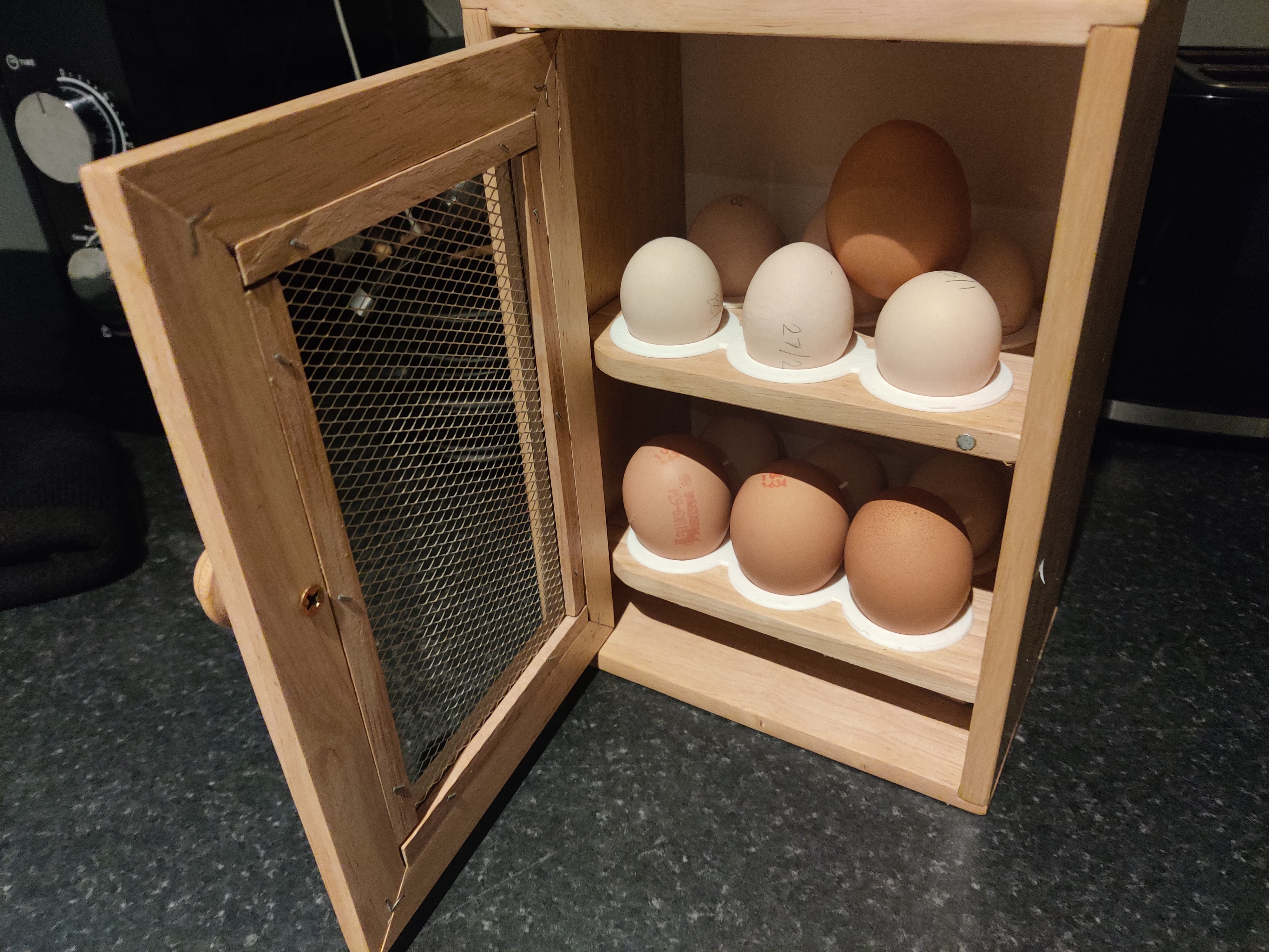 Egg Box Hole Reducer
