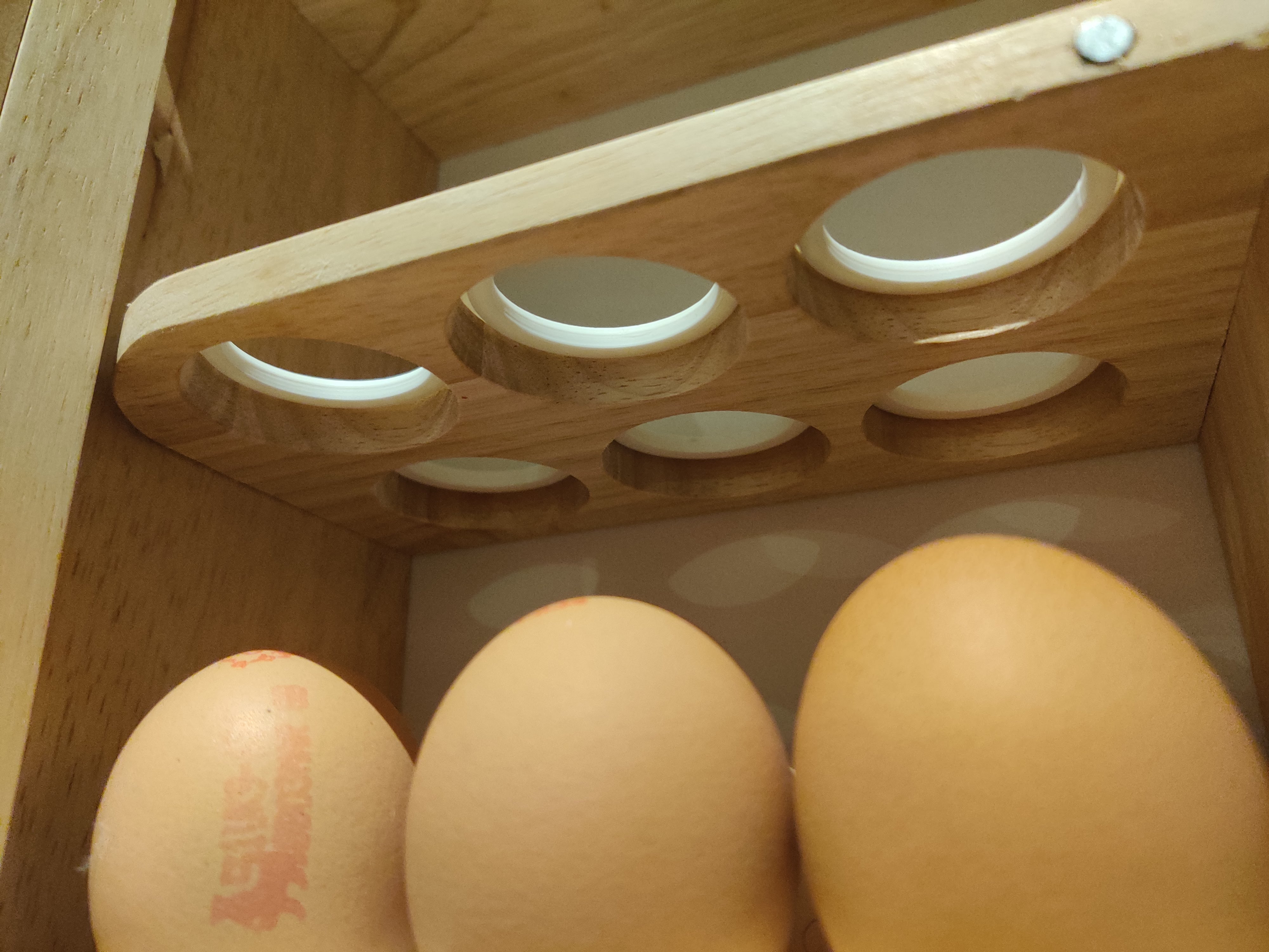Miniatura 5 do modelo 3D Egg Box Hole Reducer