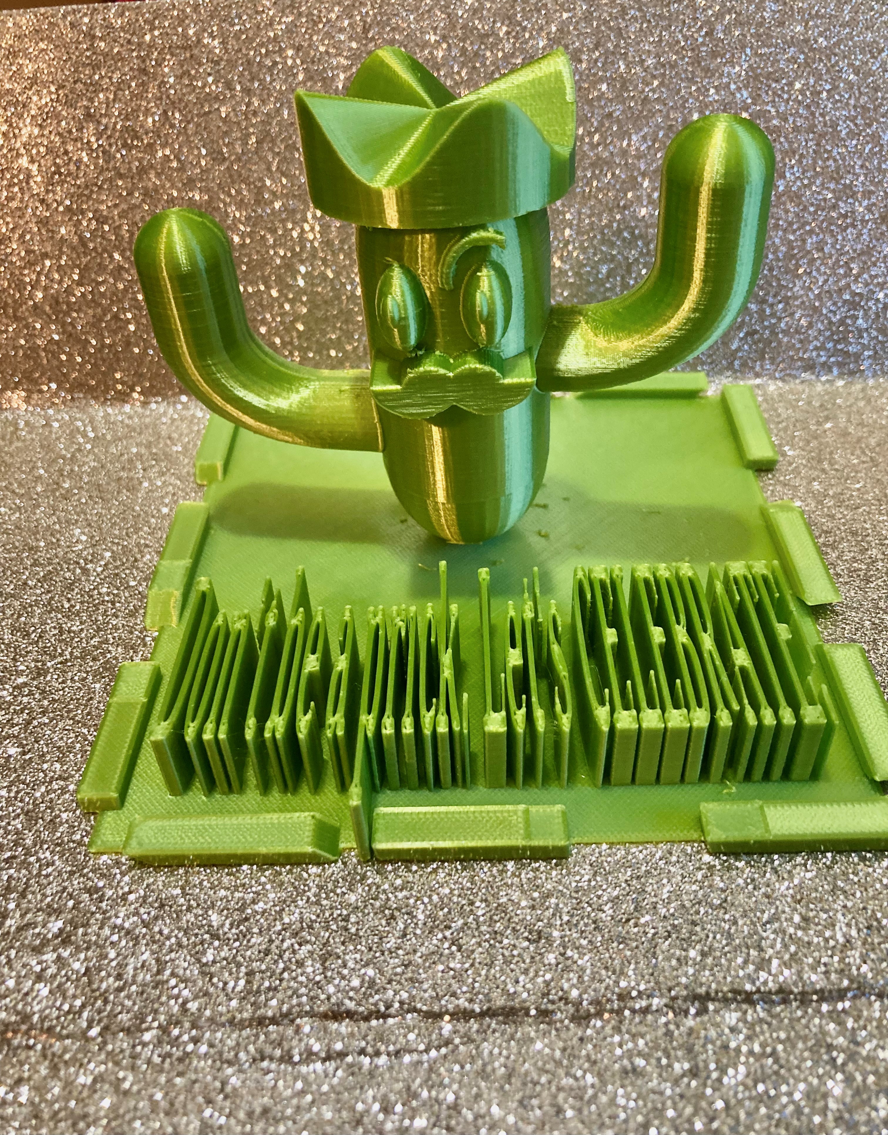 Don't Be a Prick.  Let's Celebrate! Cactus Cake Topper