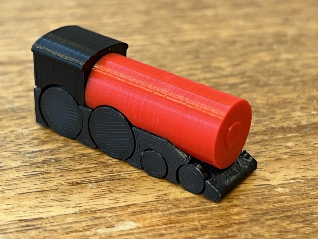 Miniatura 2 do modelo 3D Tiny Train