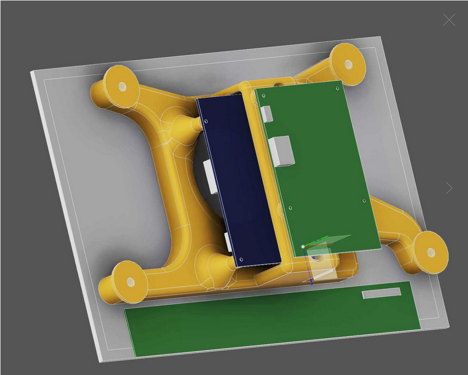 RasPi with 10" Display Mount Bracket