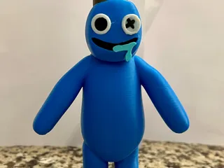3D file Blue Rainbow Friends Roblox Game 🌈・3D printable model to