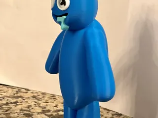 Free STL file Blue character from Roblox (Rainbow Friends) 🌈・3D