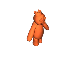 BLUE FROM RAINBOW FRIENDS - ROBLOX. TWO STL MODEL.