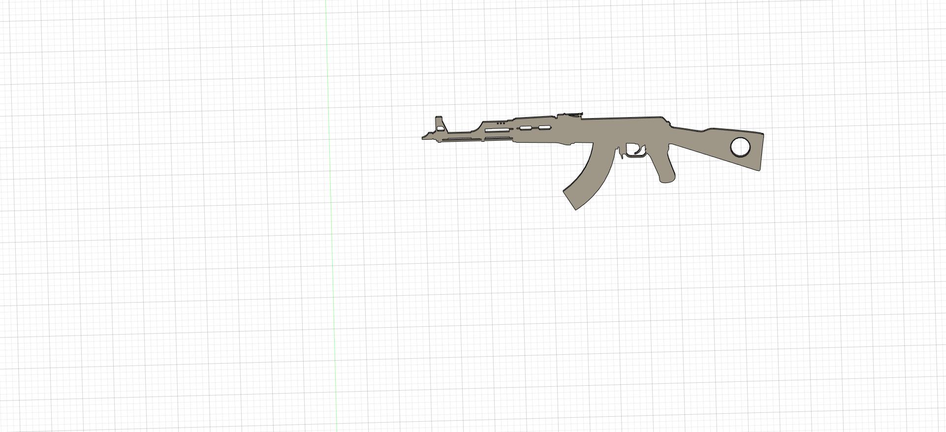 AK47 keychain