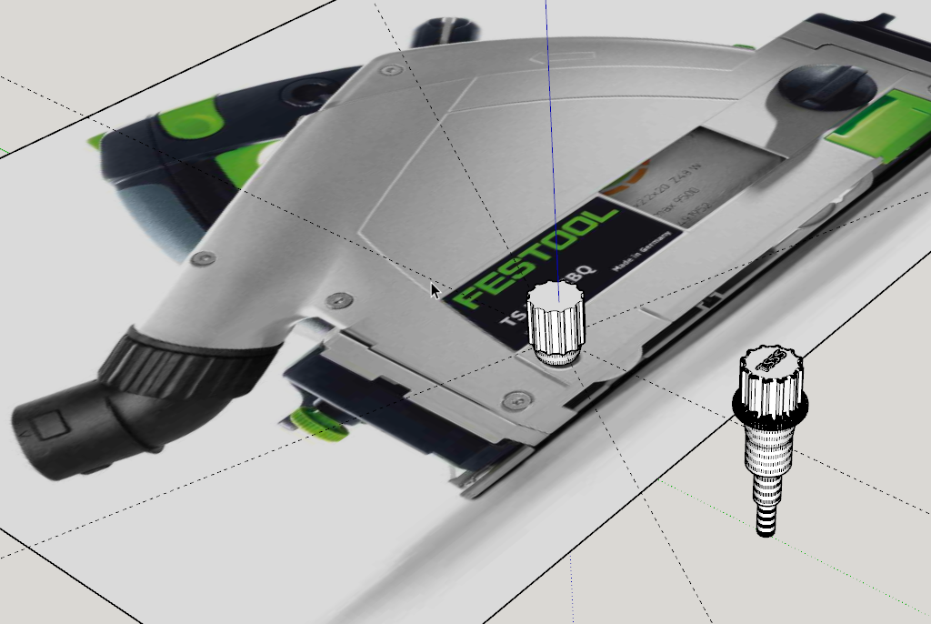 Riving knife locking pin for Festool TS 55 REBQ