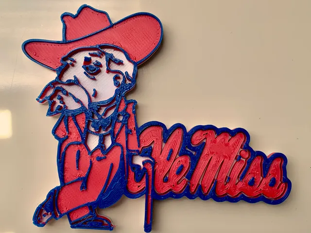 Logos of the College Football Teams of the SEC-South East Conference - Ole Miss