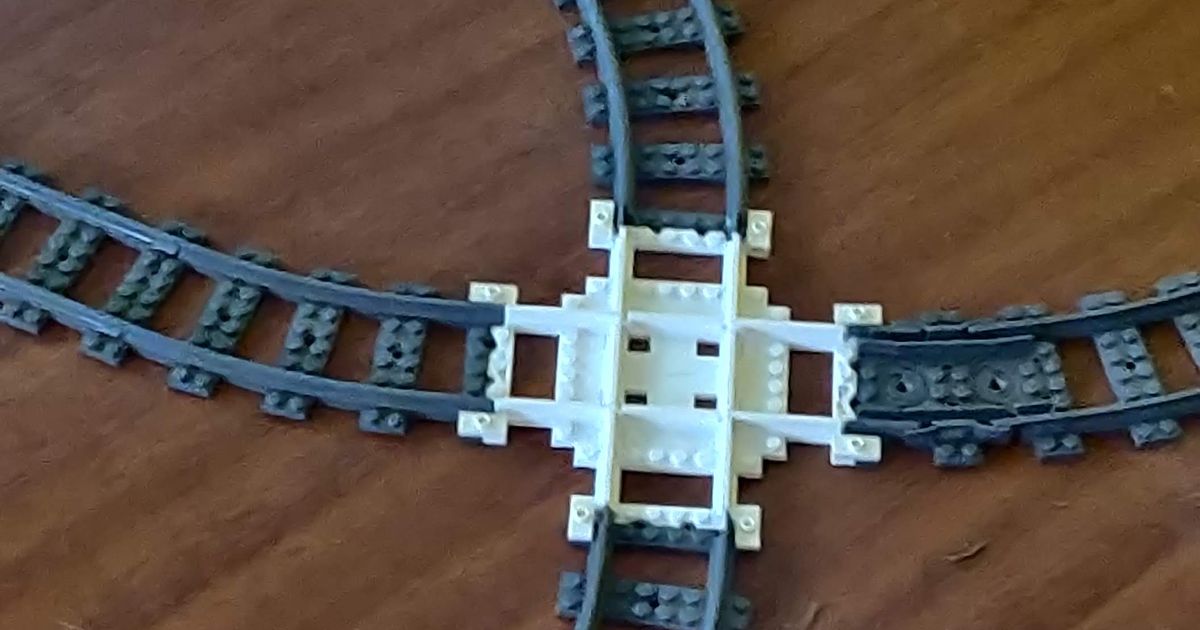 Not a Lego Train Intersection by Andrew Miller | Download free STL ...
