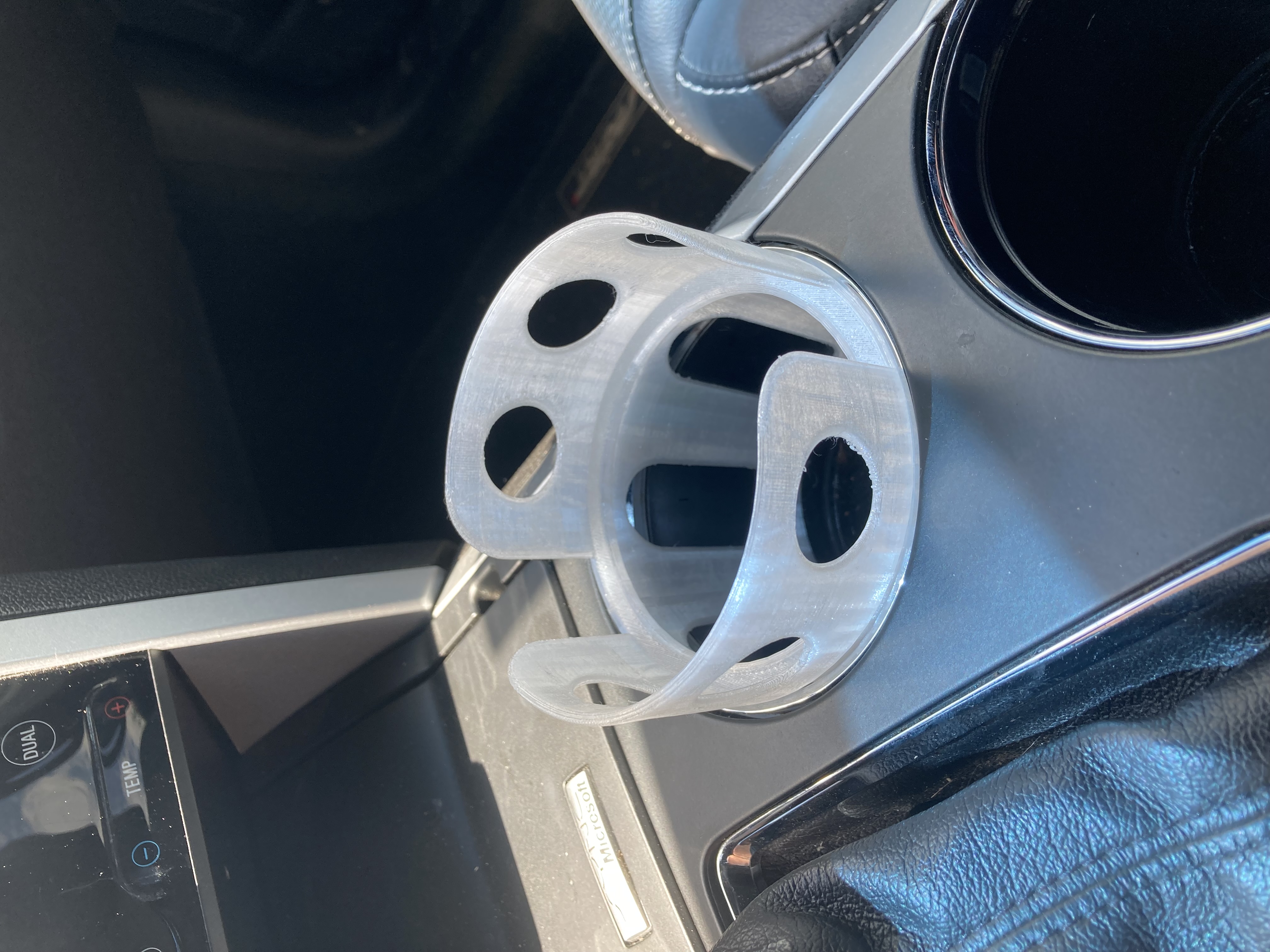 Cup Holder Adapter 3D Printed Works With 32oz & 40oz Hydroflasks