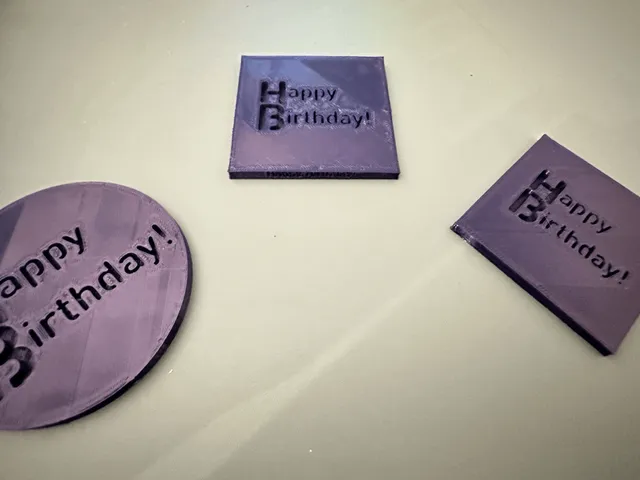 Birthday Coasters
