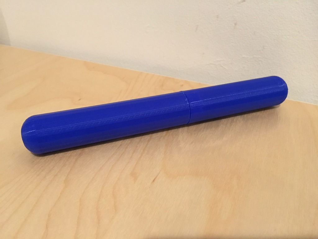 Toothbrush travel case by dmcinnes download free stl model