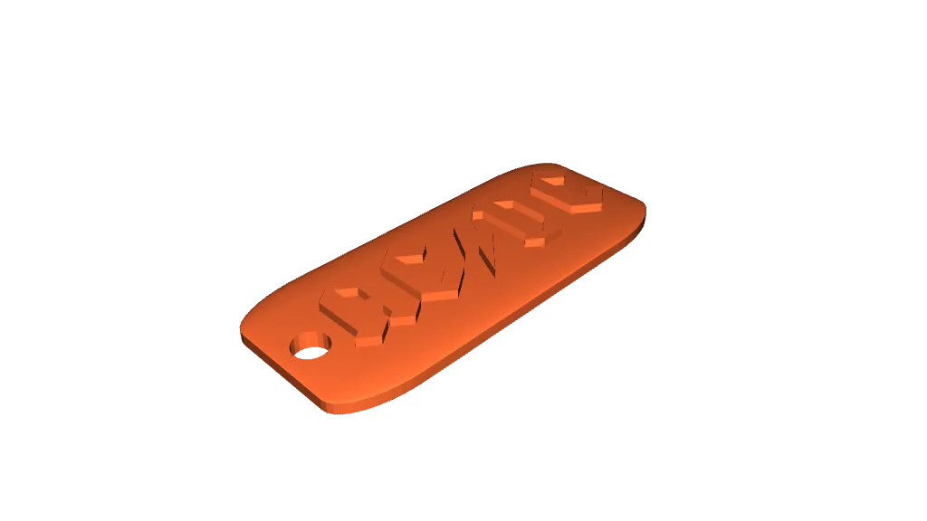 AC/DC Keychain by Marlin | Download free STL model | Printables.com