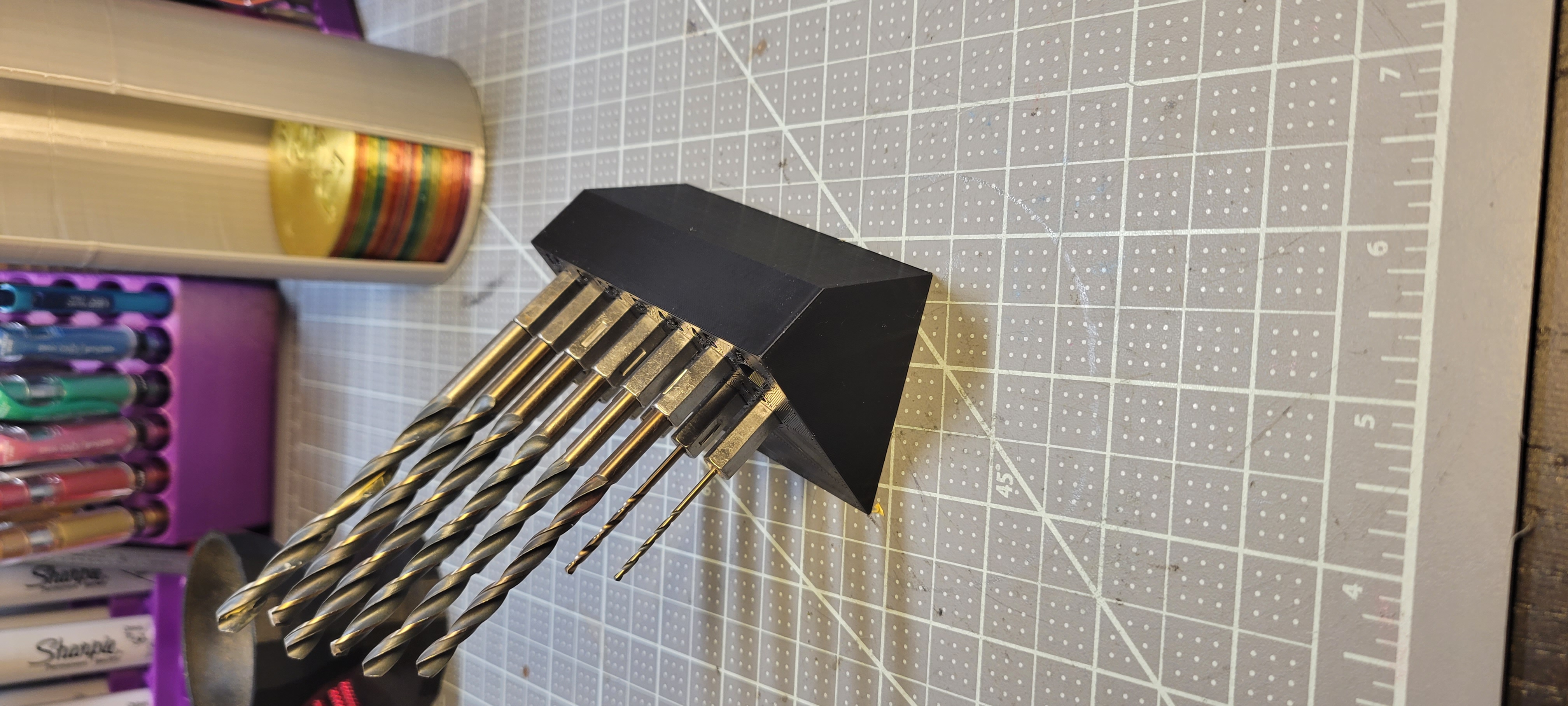 Harbor Freight metric hex drill bit holder by Losem Download free STL