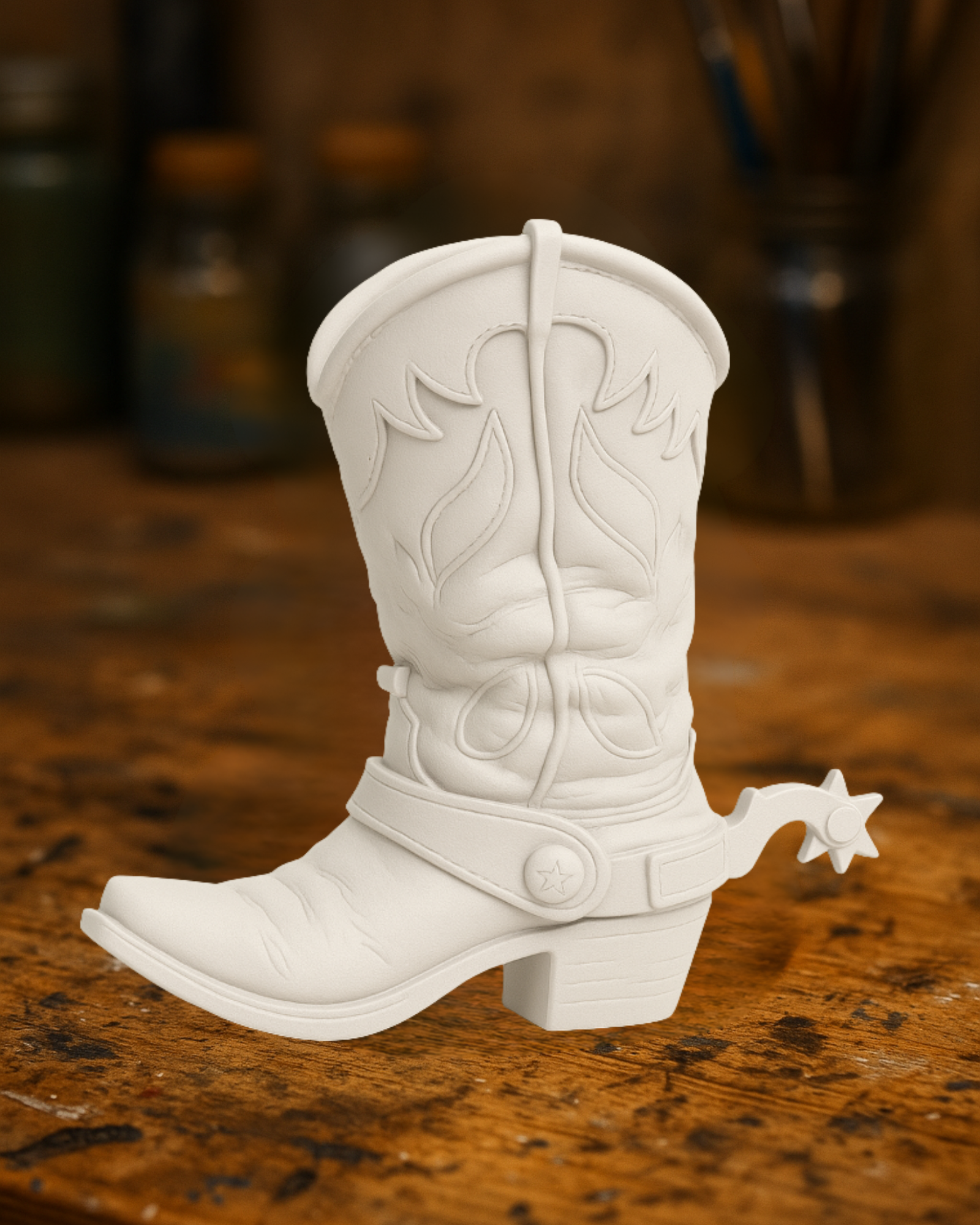 Cowboy Boot Figurine