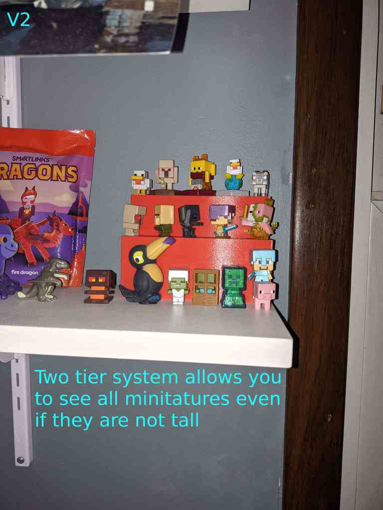 Display stand for miniatures