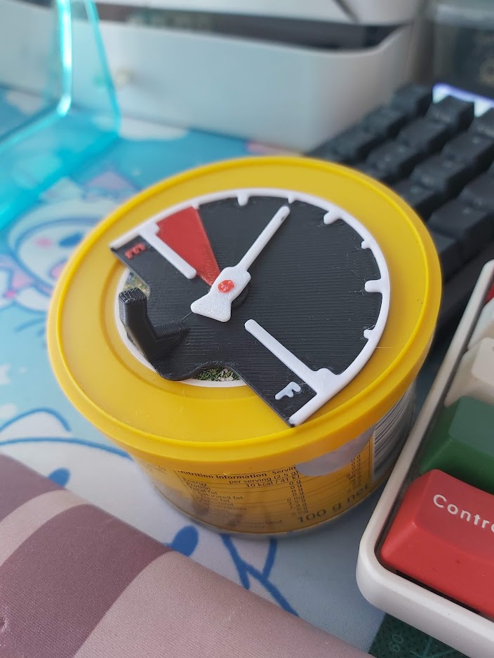 Car Key Holder with Fuel Gauge Indicator