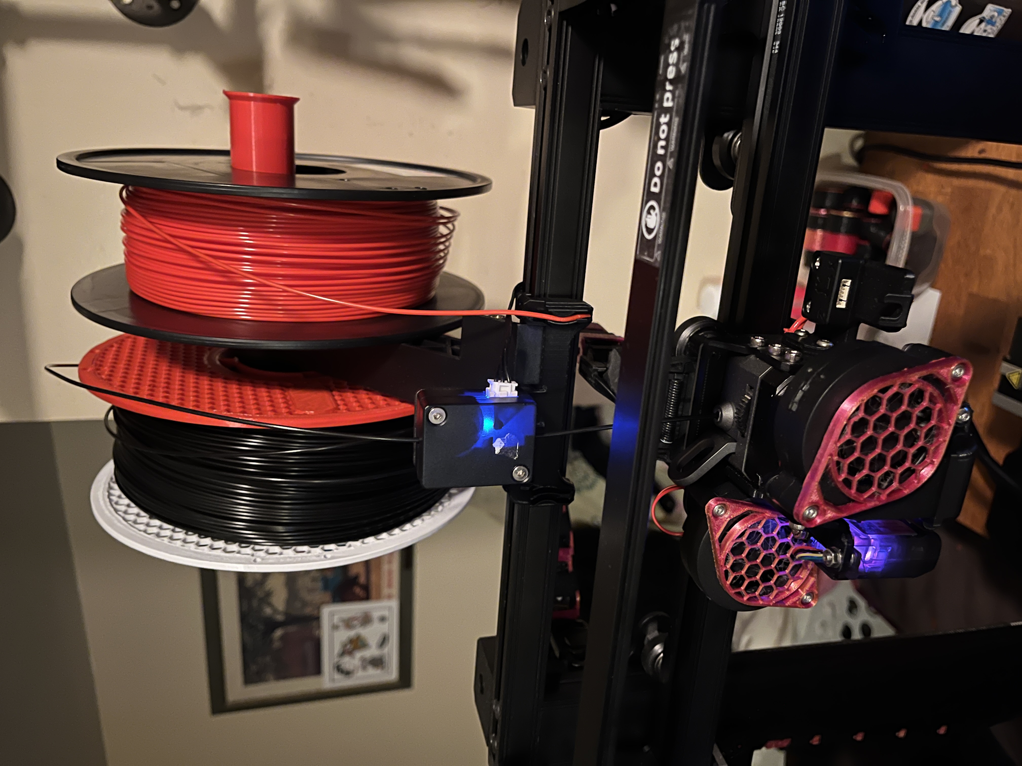 Ender 3 S1 Pro Dual Filament Sensor Relocation Bracket By Jake Hink ...