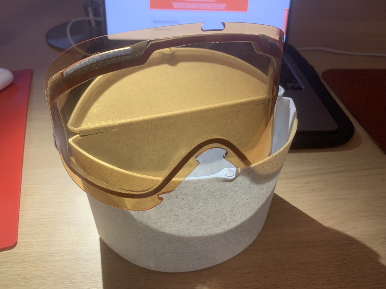 Ski lens case, compatible with Oakley oframe lens by Giuseppe Alberti