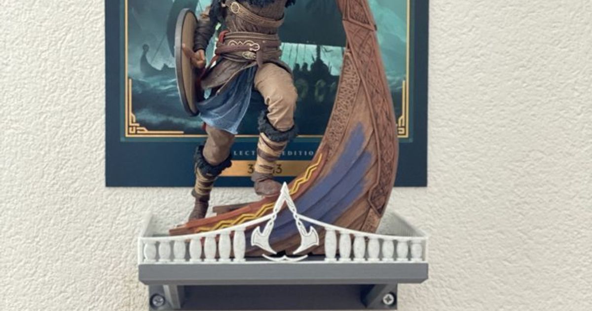 Assassin's Creed Valhalla Shelf by Piddey Download free STL model