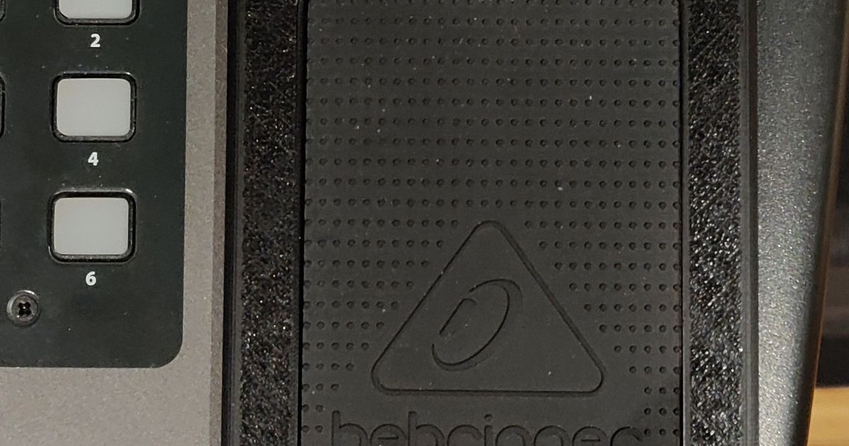 Behringer X32 larger phone holder by Derek Sheedy Download free STL