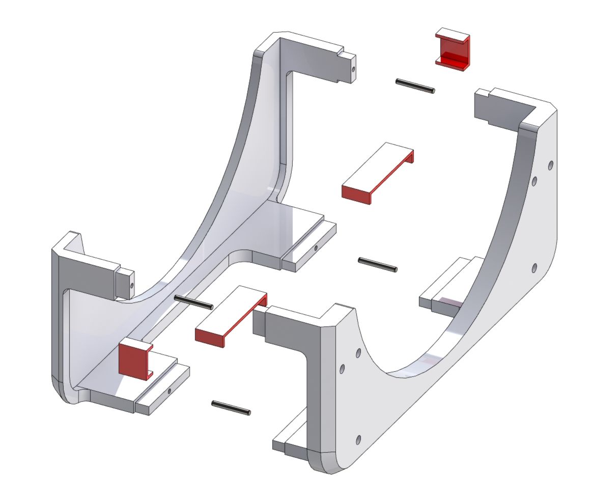 Steel Sheet Holder for Voron 2.4 & Voron Trident & V0 by Funky.Monk3y, Download free STL model