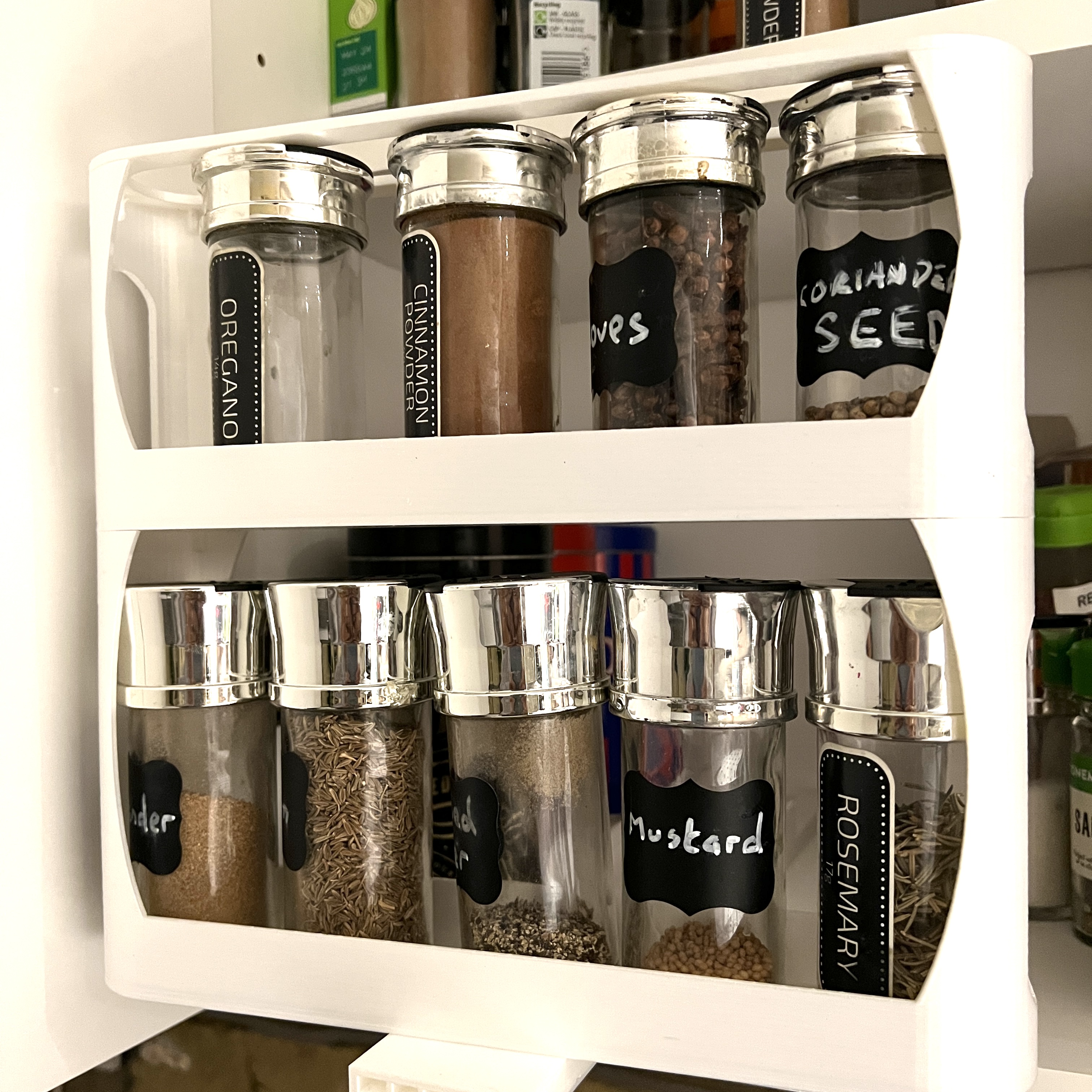 Spice Rack Medium Top Shelf.