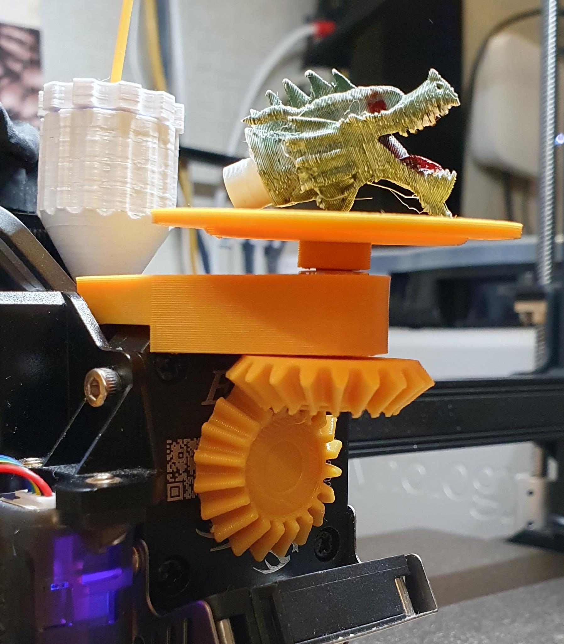 Ender 3 S1 Extruder turntable