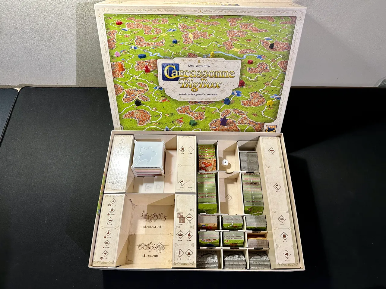 Carcassonne Big Box (2021) Insert by olivvybee