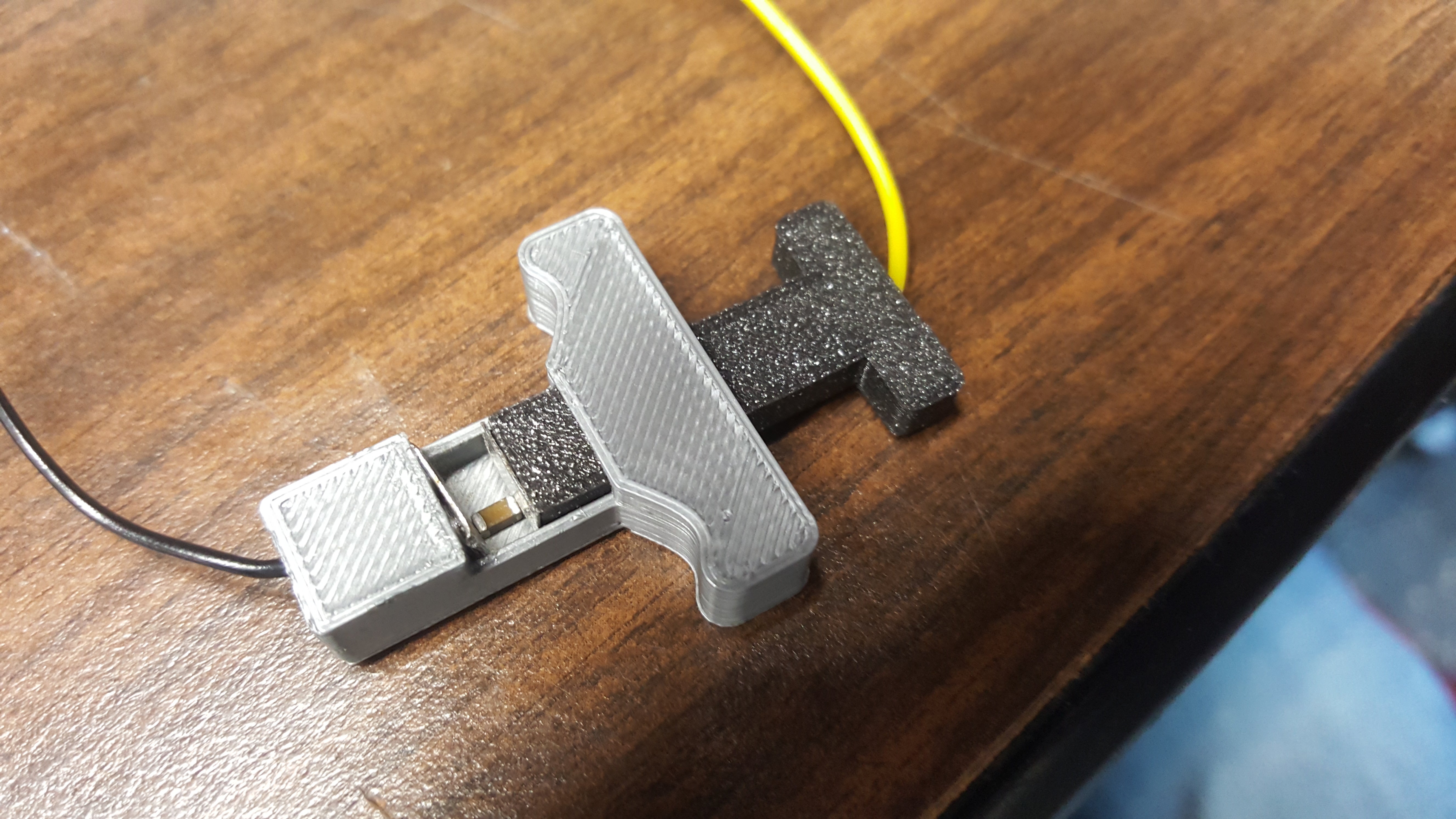 SMD unsoldered holder for measurement.