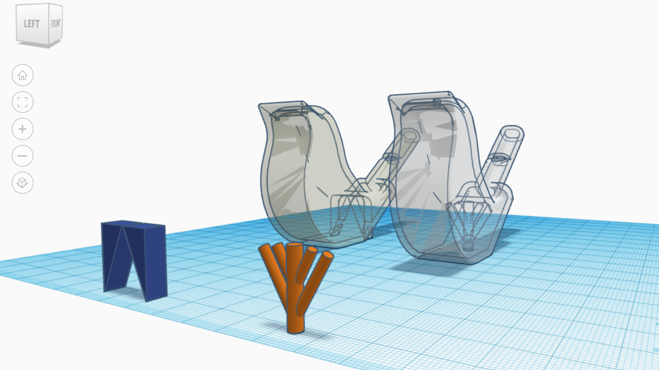 bird whistle delta & psi 3D model thumbnail