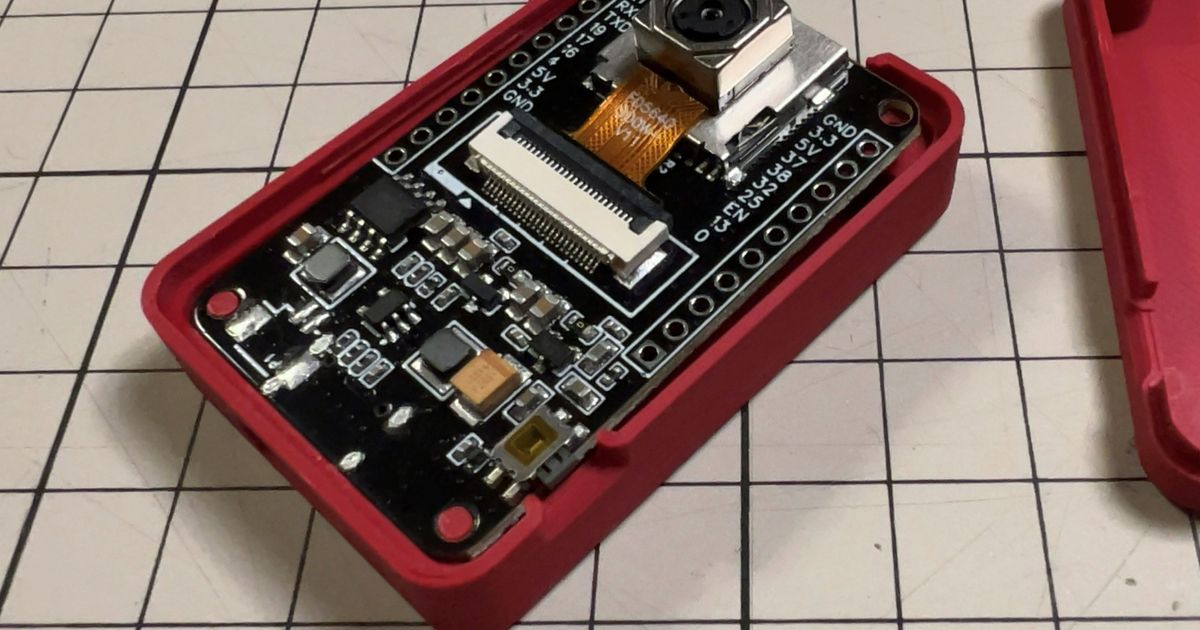 ESP32 Cam plus + OV5640 AF Case by Tomoaki Shimazu | Download free STL ...