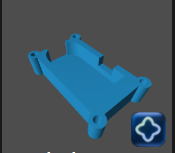 f405-wte fc for zmr250  mount for spacer centre mount 3D model