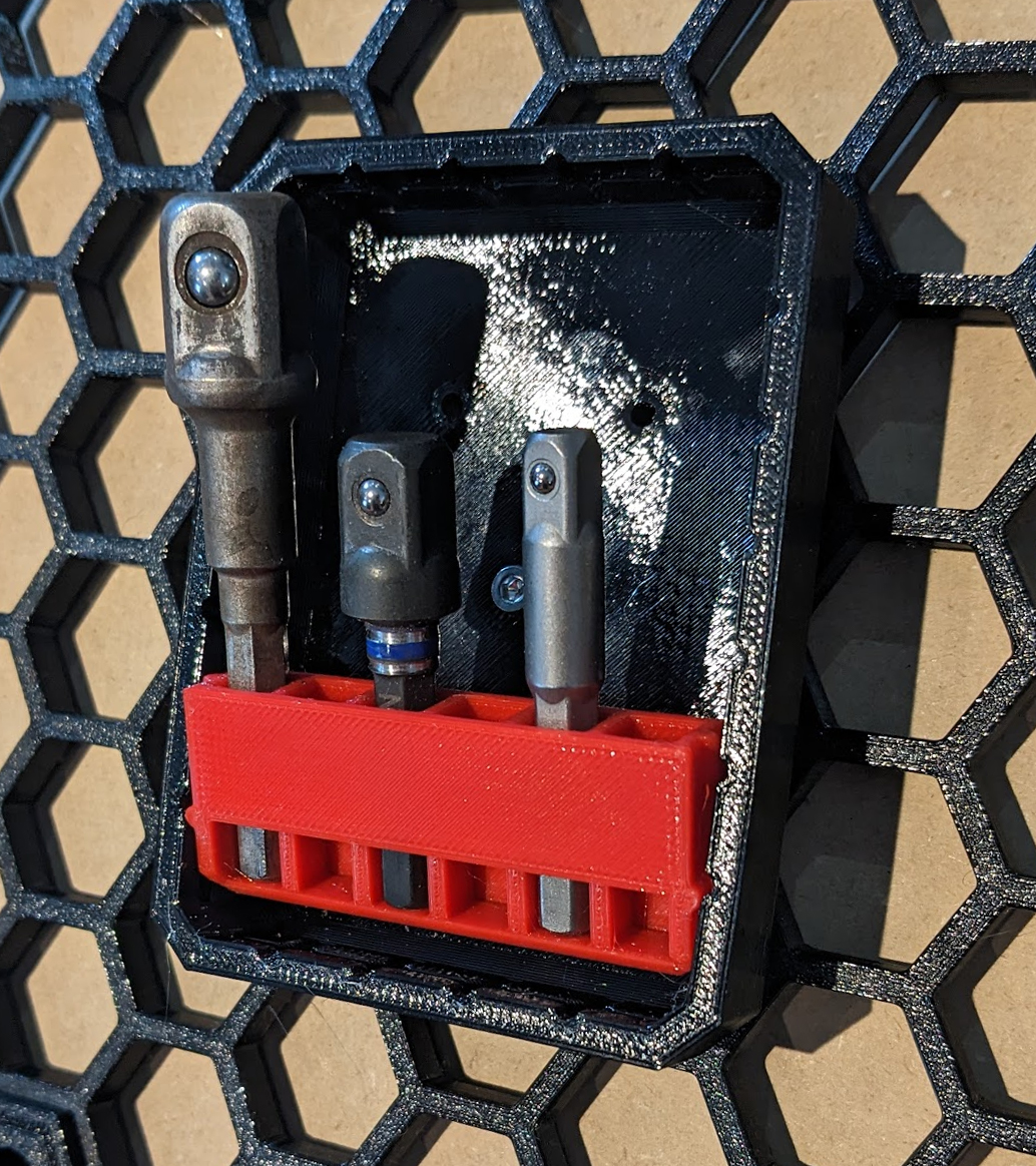 HSW Milwaukee Style Bit Holders by Shorco Download free STL model