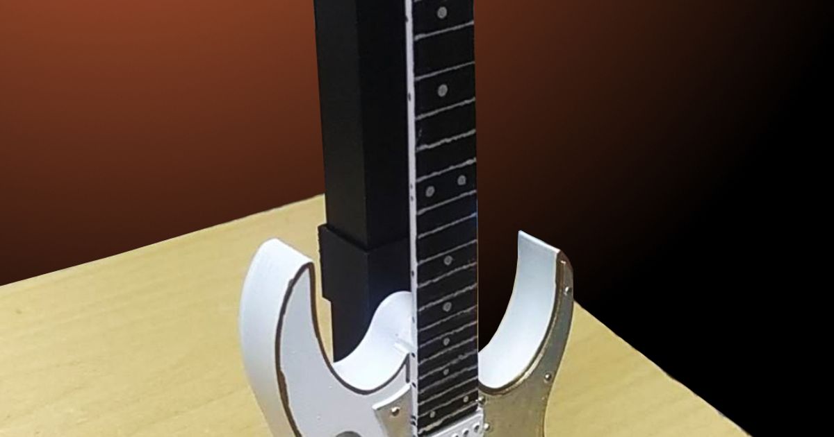 Guitar Stand by walloper3 Download free STL model