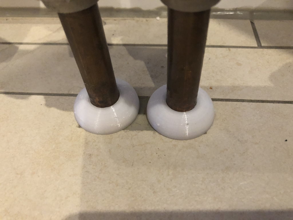 Heating pipe cover rosette 16mm