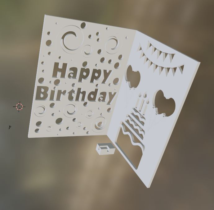 Happy birthday Card/box