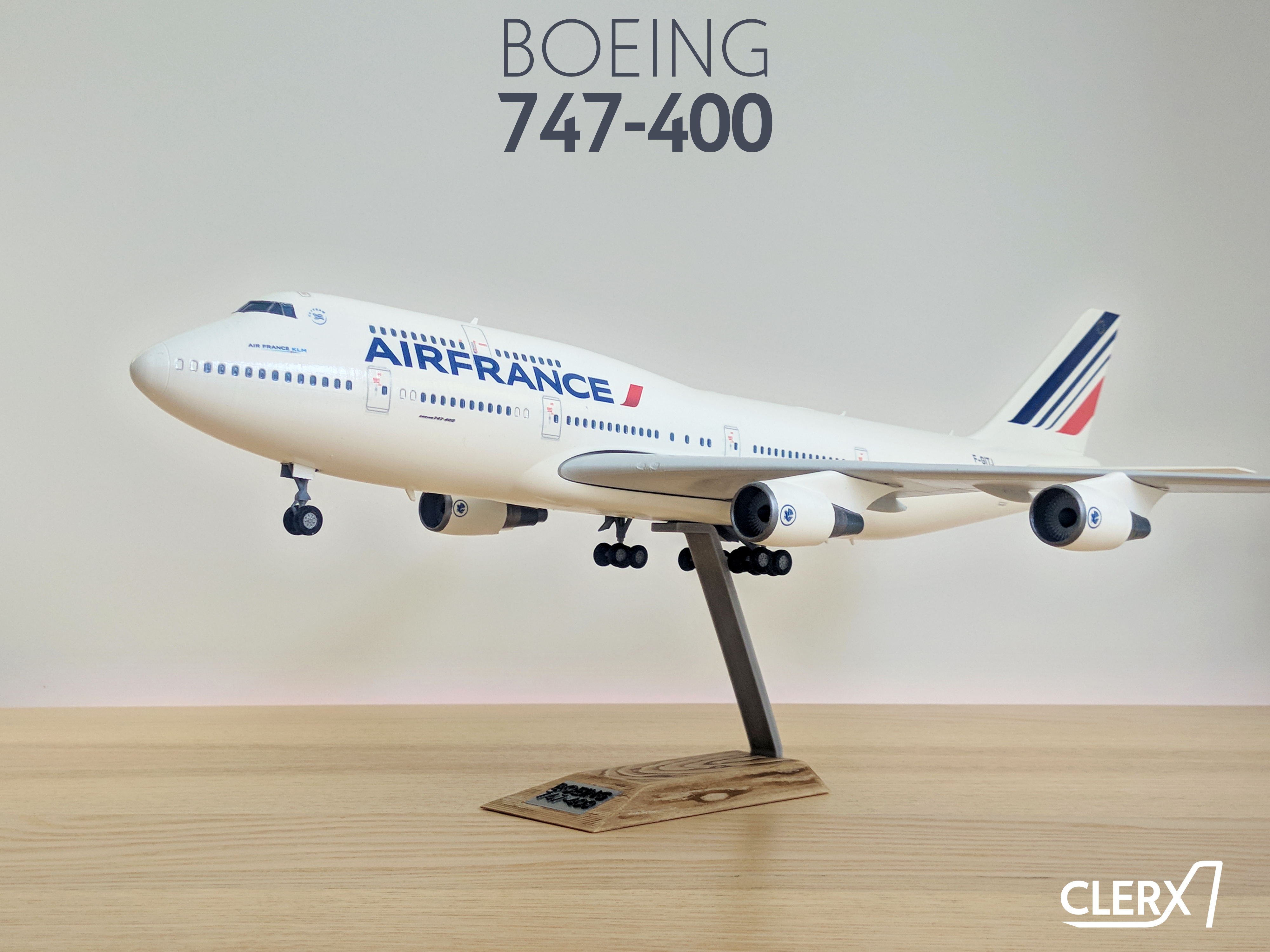 Boeing 747-400 - 1:144 by CLERX | Download free STL model