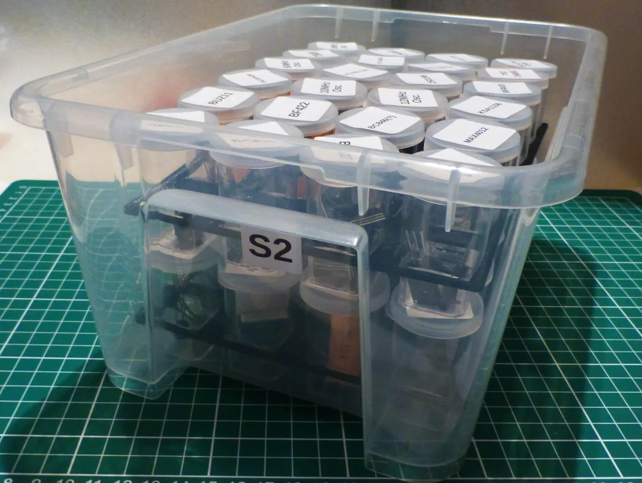Small Parts Storage Organizer by BecquereI, Download free STL model