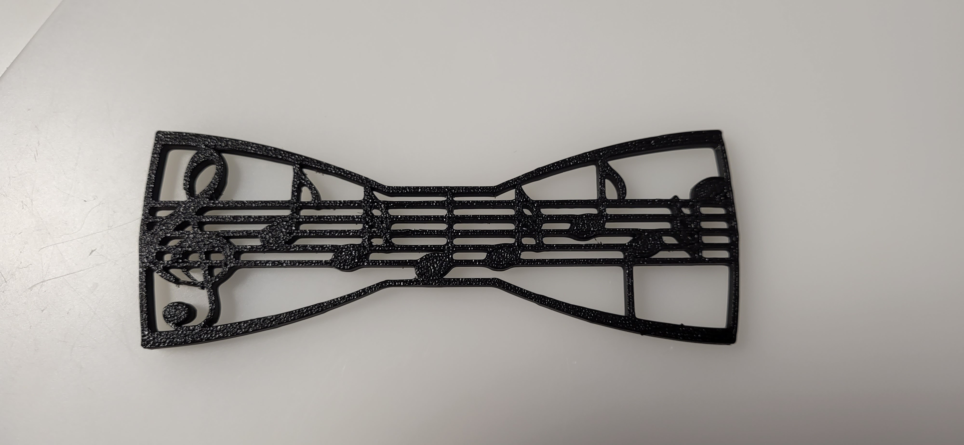 Musical note bow tie