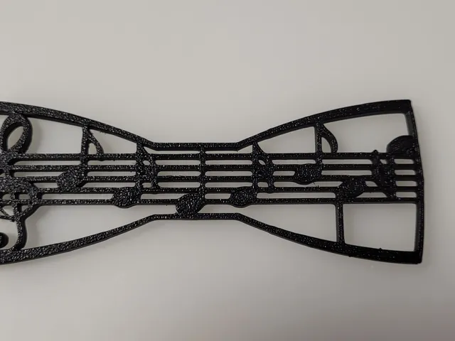 Musical note bow tie