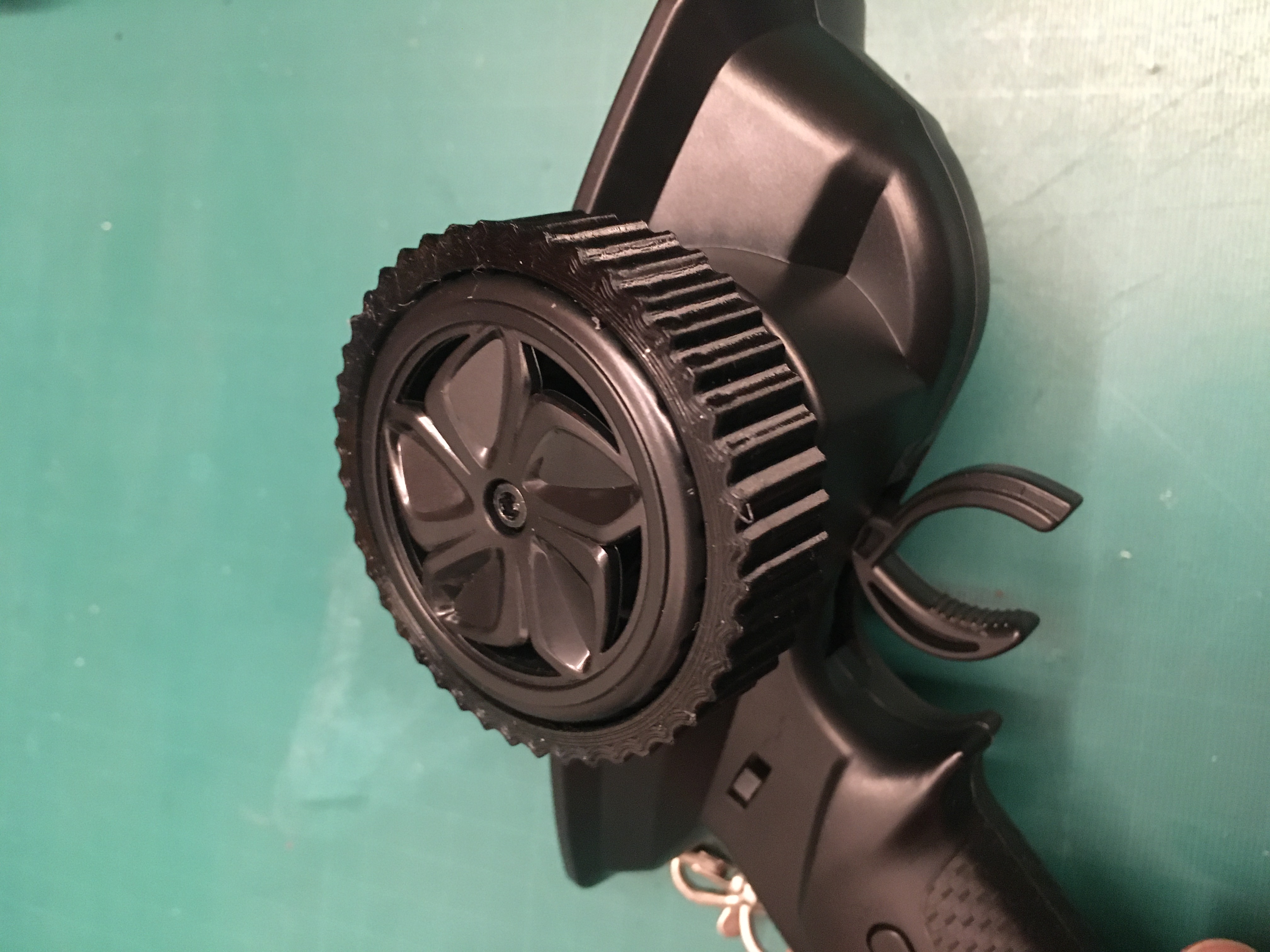 Steering grip addon for RC Transmitter by JRosello Download free STL